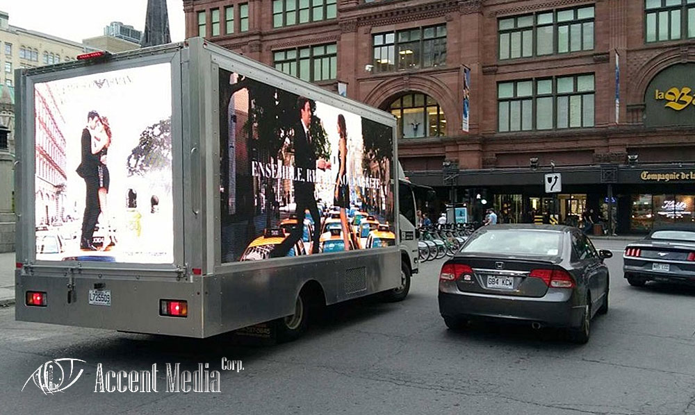 Digital Led video truck-Armani
