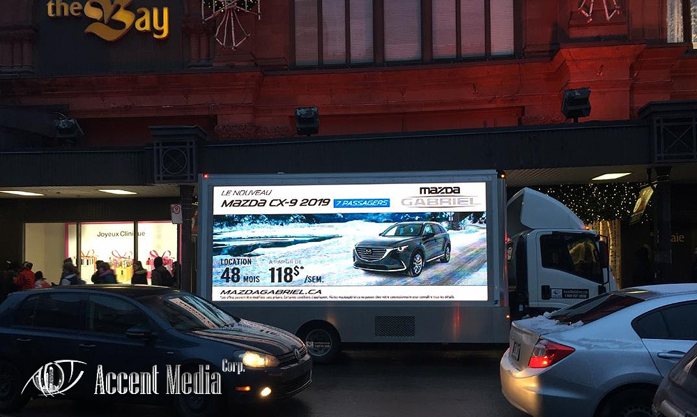 Digital Led video truck-Mazda Gabriel
